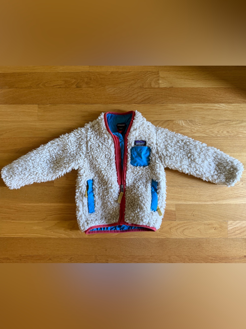 Patagonia Kids Jacket Blue with Red Trim
